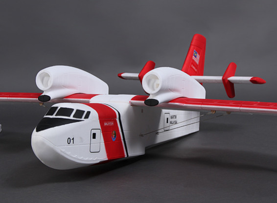 CL-415 de Canadair 1390mm (Rouge / Blanc) (ARF)