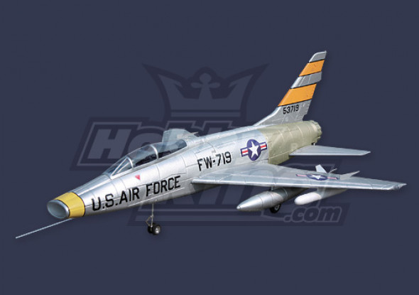 Kit Jet F-100 Super Sabre EDF w / o Moteur & ESC (OEB)