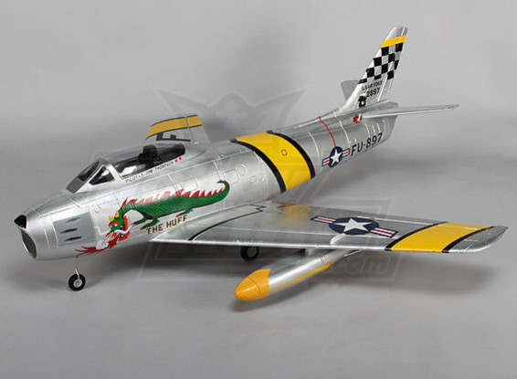 F-86 Le Huff EDF Jet 70mm Retracts électriques, Flaps, aérofrein, l'OEB (PNF)