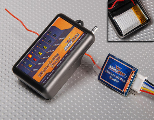 Battery Monitor HobbyKing ™ sans fil w / 868mhz batterie gratuit