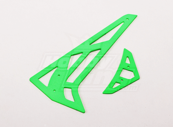 Neon Green en fibre de verre horizontal / vertical Fins HK / Trex 450 PRO