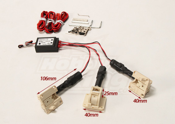 Servoless rétractable Landing Gear Set