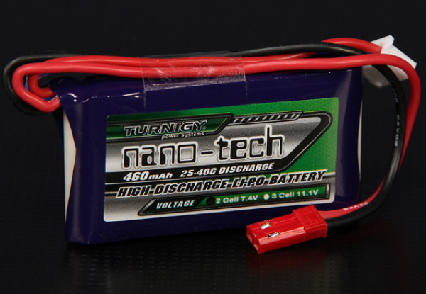 Turnigy nano-tech 460mah 2S 25 ~ 40C Lipo Paquet