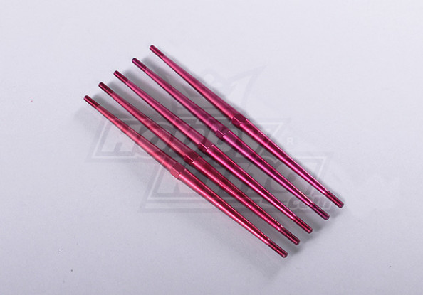 Aluminium anodisé Turnbuckle Rods Push (5pcs / bag)