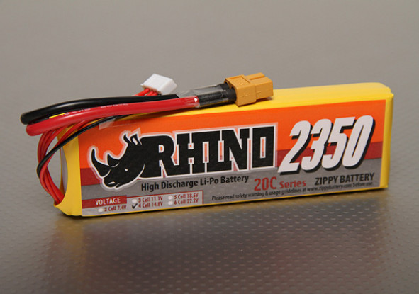 Rhino 2350mAh 4S1P 20C Lipoly Paquet