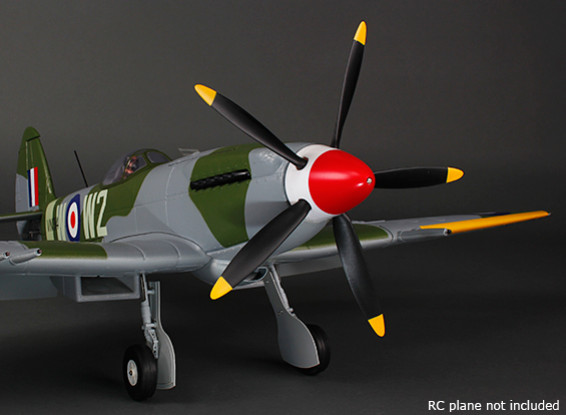 Durafly ™ 5-Blade Hélice / Spinner Set pour Mk-24 Spitfire