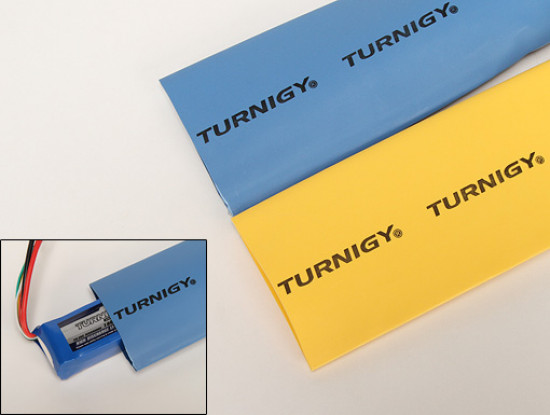 Turnigy thermorétractable Tube 50mm Jaune (1mtr)