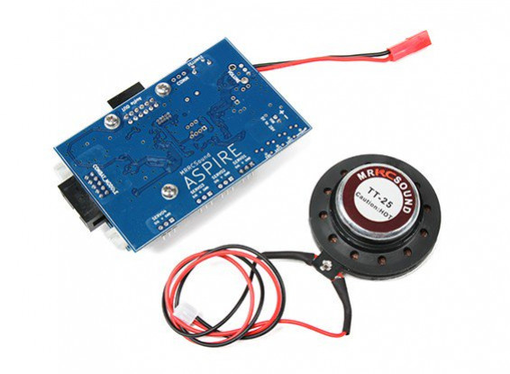 Scratch and Dent MrRCSound ASPIRE RC Aircraft Sound System w/ accessories
