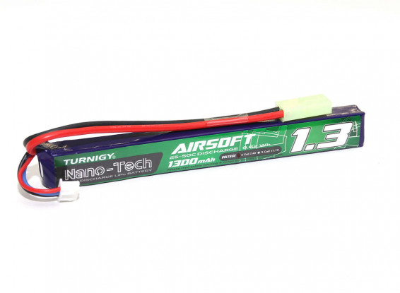 Turnigy-nano-tech-1300mah-2S-25-50C-Lipo-AIRSOFT Pack-NG13000A-2S-25