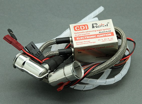 CDI Double Allumage RCEXL LV Pour BPMR6F 90° - Kit Capteur Hall 6V-14.4V Avion Modèle