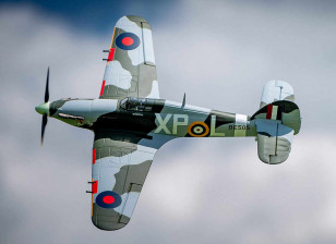 H-King Hawker Hurricane 750 mm (30 ") avec stabilisateur de vol ORX 6 axes (PNF)