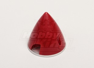 Nylon Spinner avec alliage Backplate 57mm Rouge