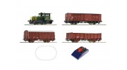 Roco HO Analogue Starter Train Set with Diesel Locomotive and Freight Wagons
