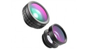 Aukey Optical 3-in-1 Wide Angle/Macro & Fisheye Clip On Smartphone Lens Set (close up)