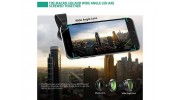 Aukey Optical 3-in-1 Wide Angle/Macro & Fisheye Clip On Smartphone Lens Set (wide angle)