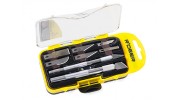 8pc Modelling Knife Set with Carry Case (open)