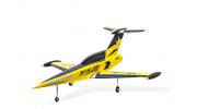 H-King SkySword Yellow 70mm EDF Jet 990mm (40") (Kit) - front with landing gear