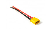 XT30 Male Connector w/24AWG Silicone Wire 55mm (1pc)