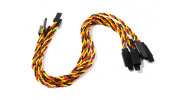 300mm Twisted Servo Lead Extension (JR) with Hook 22AWG (5pcs/bag)