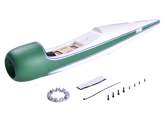 Durafly Rare Bear Reno Racer 680mm Replacement Fuselage (Green/White)