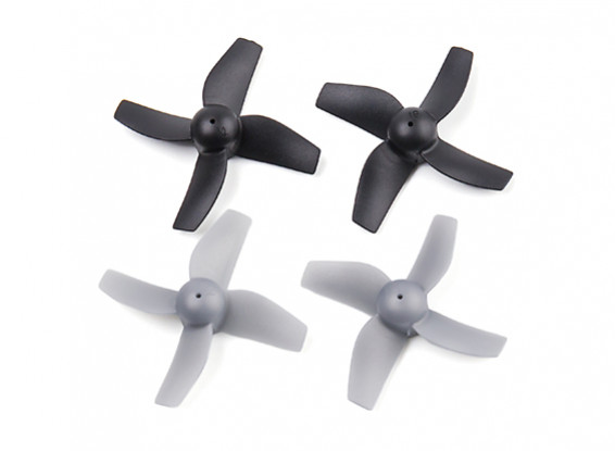 Blue Wren H36 FPV Drone Replacement Propellers Grey/Black (CW/CCW) (2pairs)