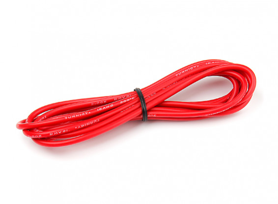 Turnigy High Quality 16AWG Silicone Wire 2m (Red)