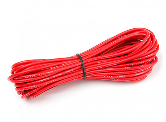 Turnigy High Quality 16AWG Silicone Wire 7m (Red)