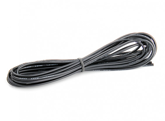 Turnigy High Quality 18AWG Silicone Wire 5m (Black)