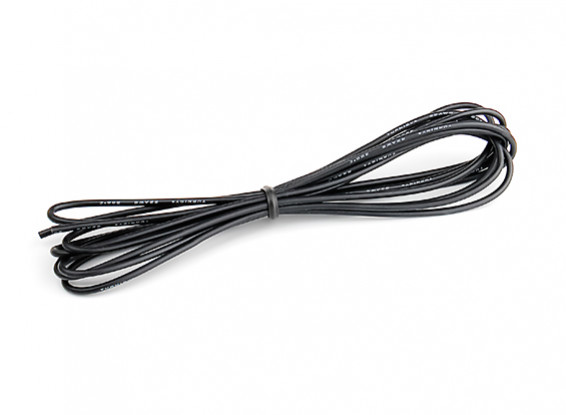 Turnigy High Quality 22AWG Silicone Wire 2m (Black)