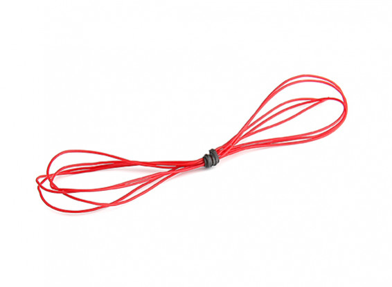 Turnigy High Quality 30AWG Silicone Wire 1m (Red)