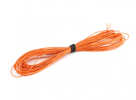 Turnigy High Quality 30AWG Silicone Wire 10m (Orange)