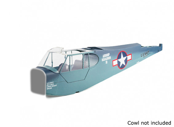 H-King J3 Navy Cub  - Fuselage with Applied Decals