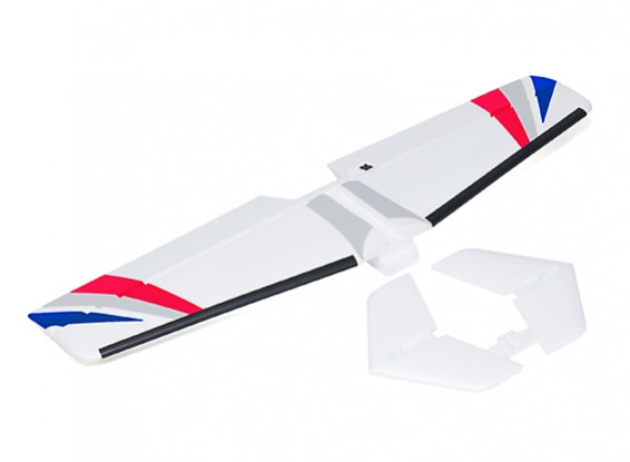 Avios BushMule - Horizontal Tail w/Stickers and Float Fins (Red/Blue)
