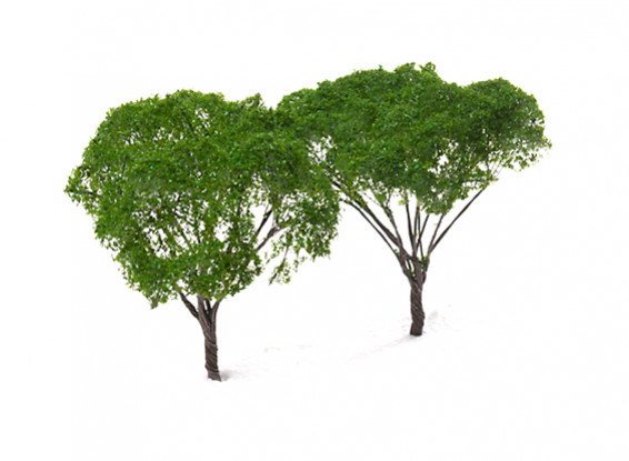 HobbyKing™ 120mm Dark Green Scenic Wire Model Trees (2 pcs)