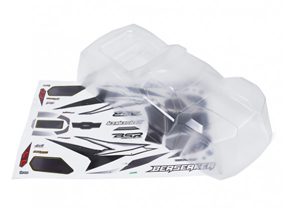 BSR Berserker 1/8 Electric Truggy - Clear Body Shell (PC) 818225
