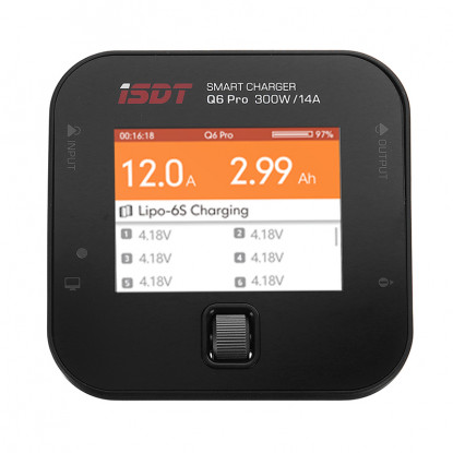 ISDT Q6 Pro LCD 300W/14A DC Smart Charger 1
