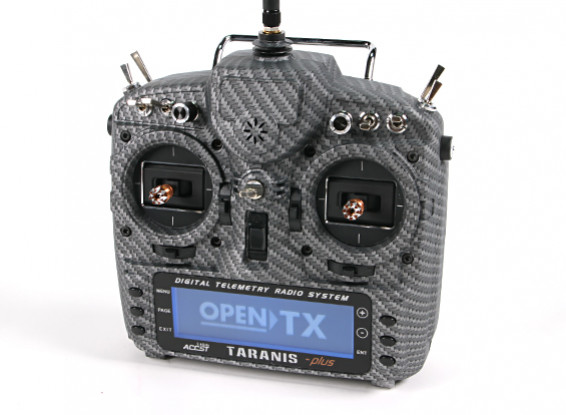 FrSky 2.4GHz ACCST TARANIS X9D PLUS Special Edition (M2) (EU Version) (Carbon Fiber) (EU Plug) top