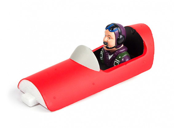 Durafly SlowPoke - Replacement Canopy with Pilot (Red Scheme)