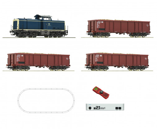 Roco/Fleischmann HO Digital Starter Set with Class 211  Diesel Locomotive and 3 Freight Wagons DB (Epoch IV) 2