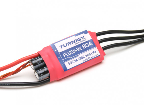 Turnigy Plush-32 80A (2~6S) Speed Controller w/BEC
