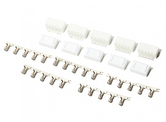 5 Pin (4S) JST-XH Balance Connectors Male/Female (5 pairs)