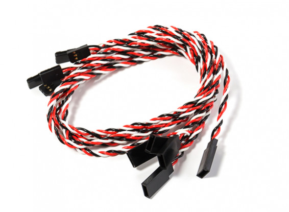 Futaba 45cm 22AWG Twisted Servo Extension Lead (5pcs) 1