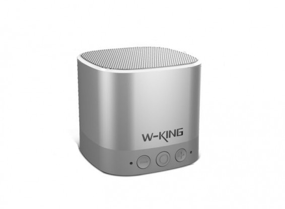 W-king W5 Portable Mirco Bluetooth Speaker With Calls / TF / AUX - SILVER