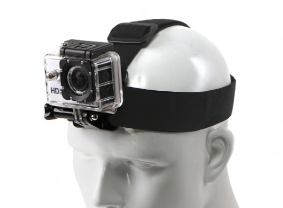 Einstellbare Gummizug Kopfband für GoPro / Turnigy Action Cam