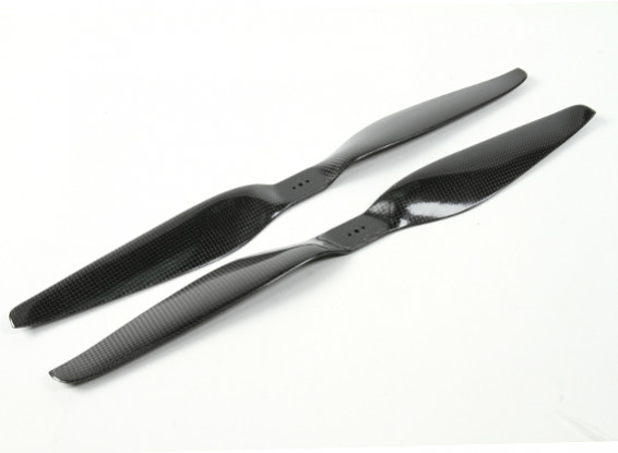 SCRATCH/DENT - Dynam 18x5.5 Carbon Fiber Propellers for Multirotors (CW and CCW) (1pair)