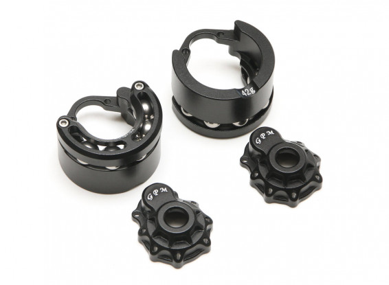 TRAXXAS TRX-4 GPM - Upgraded BK Pendulum Wheel Knuckle Axle Weight & 9mm Hex Adapters-1