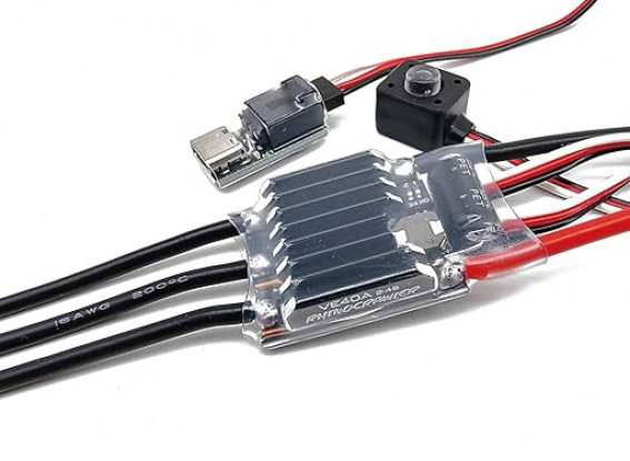DYS Rhino VE40A 40A 2-4S Brushless ESC for 1/10-1/12 RC Cars & Rock Crawlers