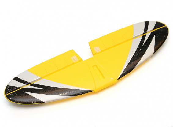 Durafly Goblin Racer 820mm Replacement Tailplane and Elevator Yellow/Black/Silver 