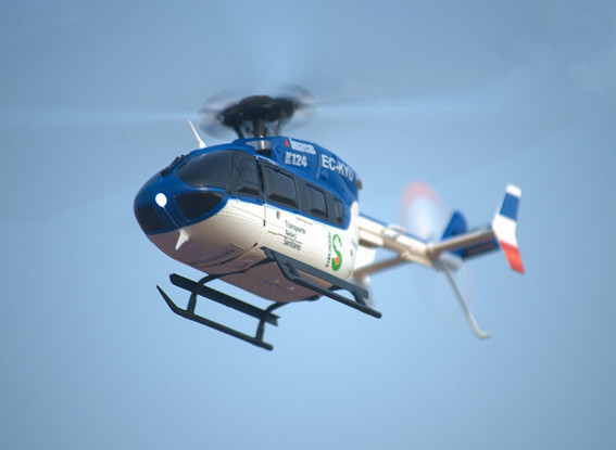 XK (RTF) K124 Mini EC145 Scale 6-Kanal-Hubschrauber mit bürstenlosem Motor und 3/6-Achsen-Gyrosystem