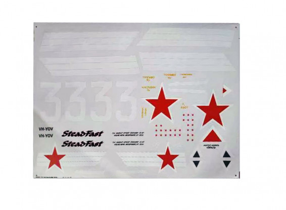 H-King Yak-11 Steadfast Single-Seat Racer Replacement Decal Set